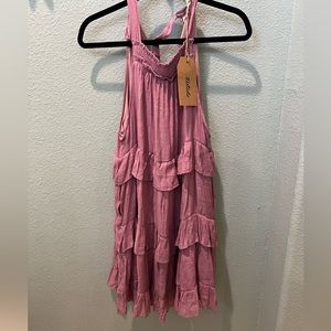 Vici Listiele Smocked Tiered Babydoll Dress NWT Large